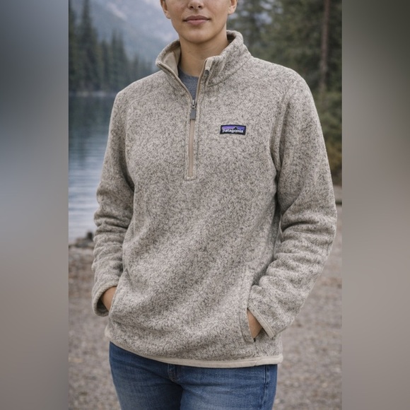 Patagonia Other - Patagonia Synchilla Fleece 1/4 Zip Pullover Beige Oatmeal Women’s Size L